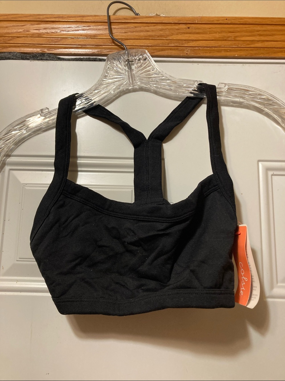 Comfort Crop Sports Bralette - Black M NWT
